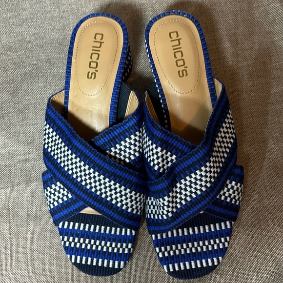 Chico’s Crisscross Sandals Size 7.5M